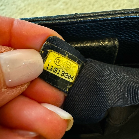 Chanel Black Quilted Caviar Timeless Classic Petit Shopping Tote - Picture 16 of 16